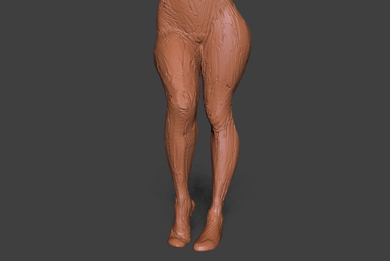 Clay Girl 7 3D print model_16