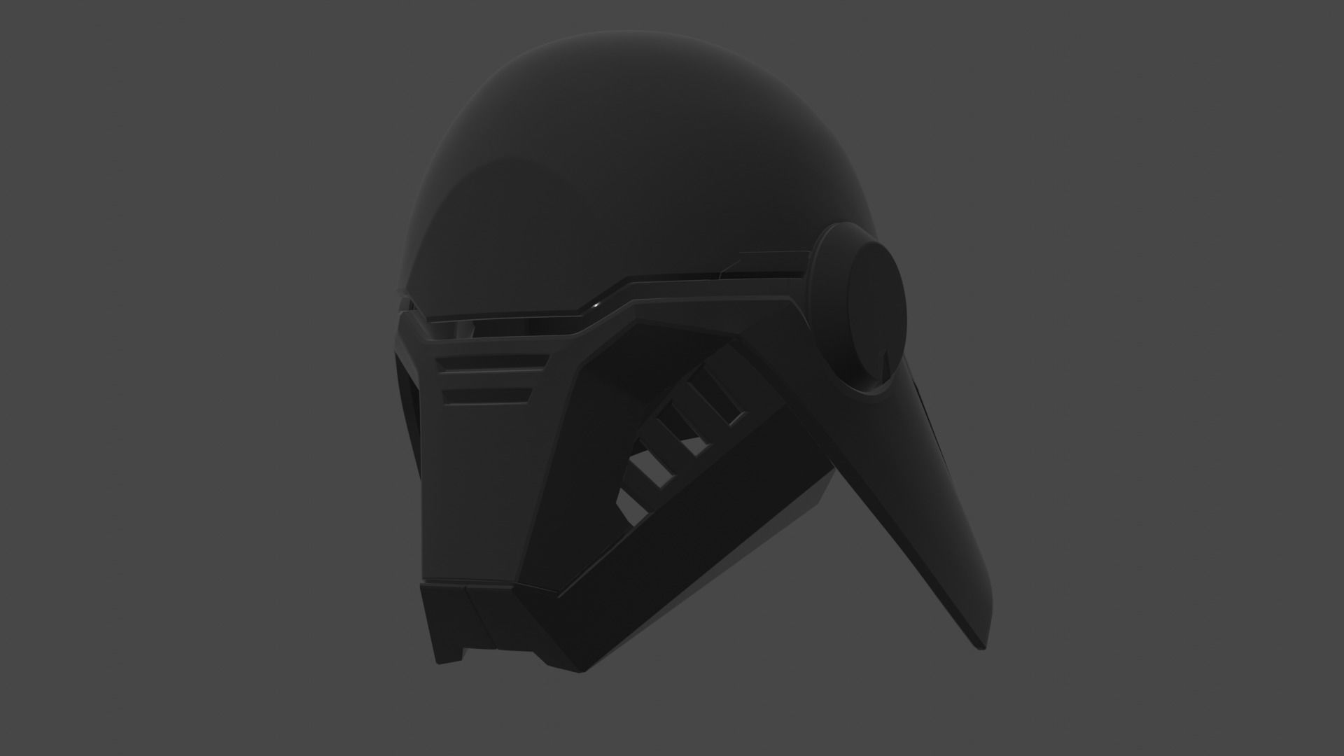 Star wars second sister Inquisitor Helmet armor - 3d model stl 3D print model_2