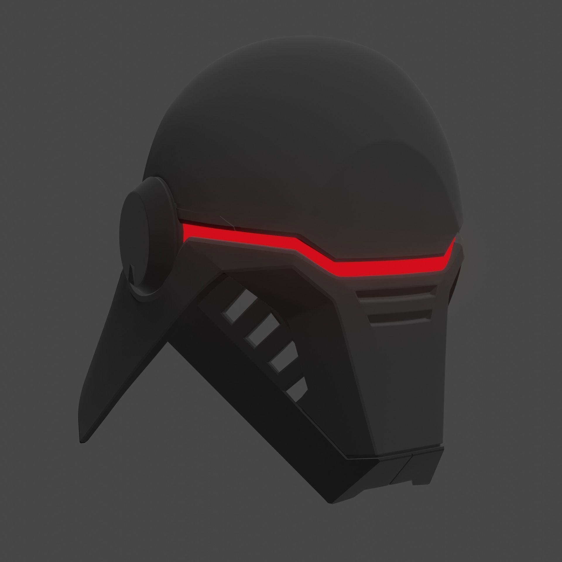 Star wars second sister Inquisitor Helmet armor - 3d model stl 3D print model_1