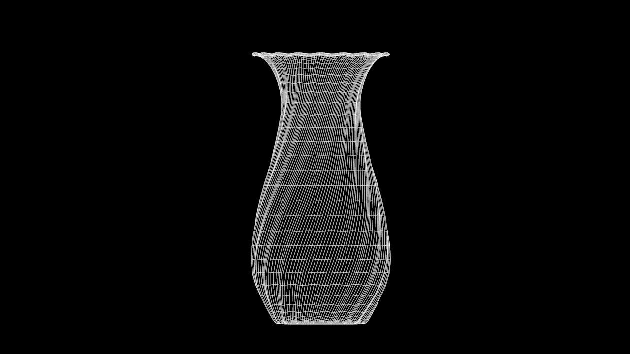 Vase 1 toilet brush Low-poly 3D model_6