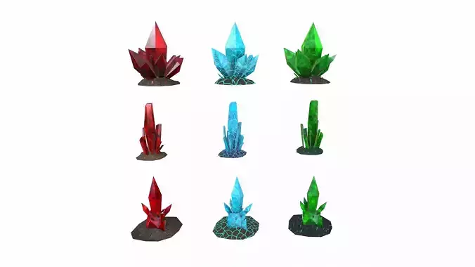 Crystals pack