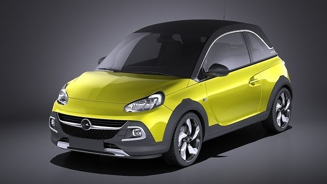 Opel Adam Rocks 2017 VRAY 3D model