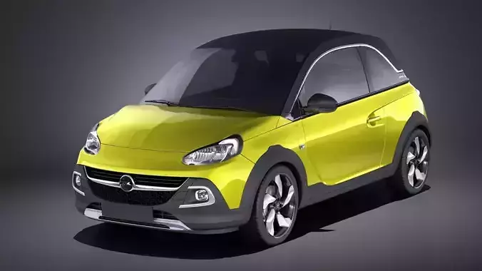 Opel Adam Rocks 2017 VRAY 3D model