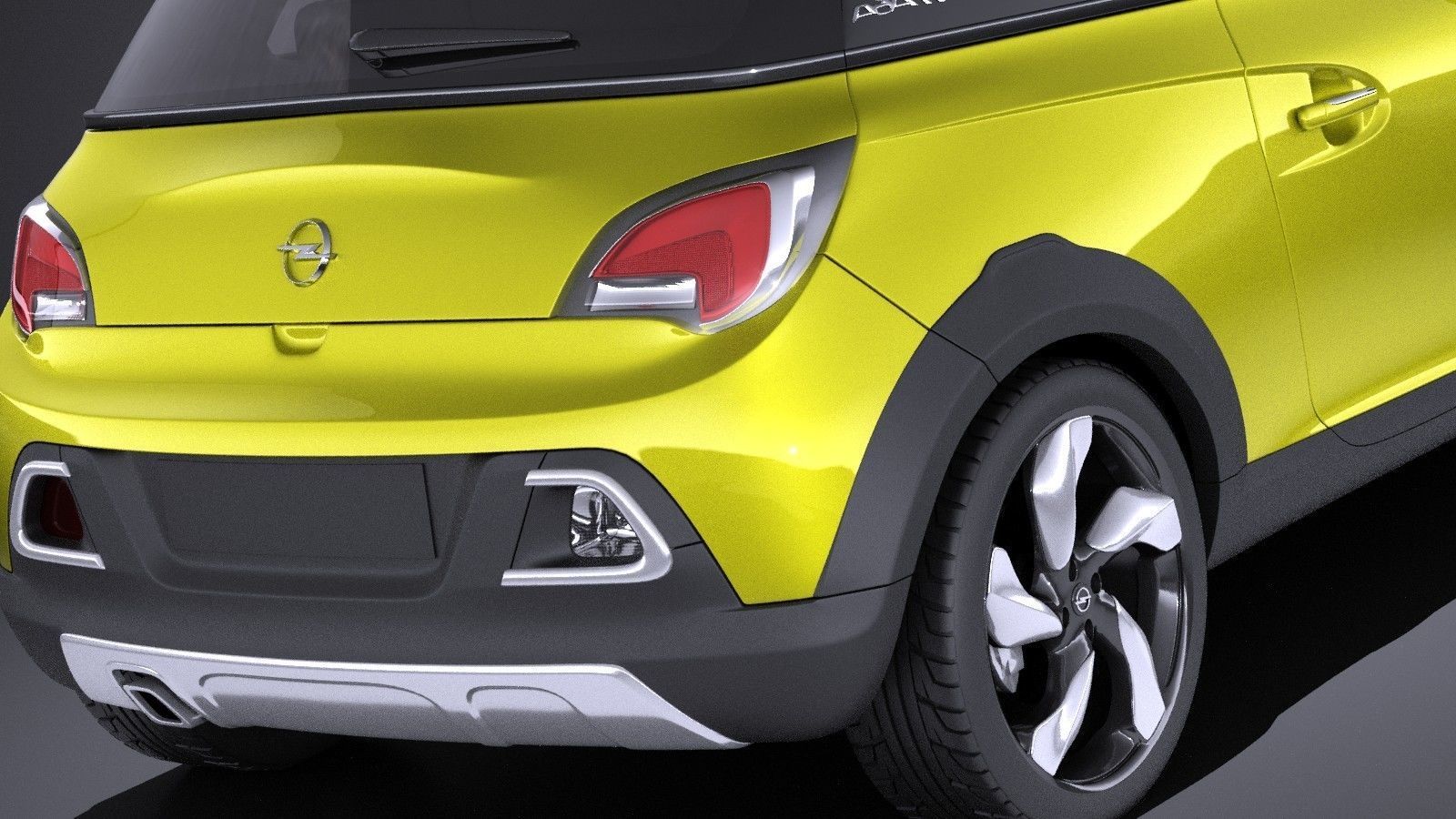 Opel Adam Rocks 2017 VRAY 3D model_3