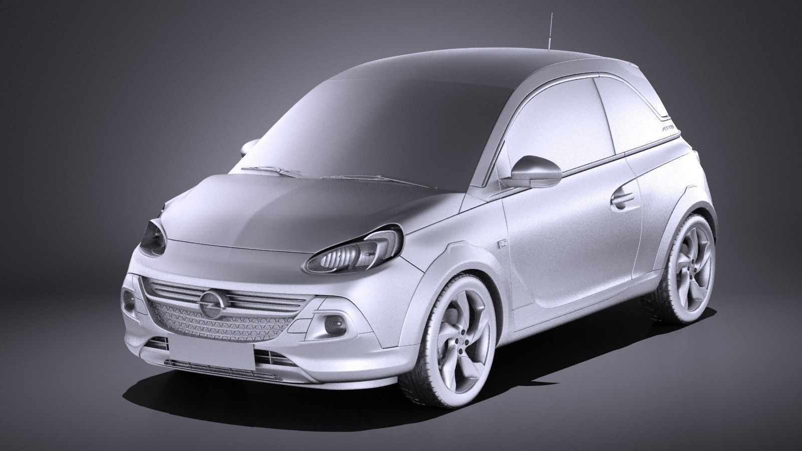 Opel Adam Rocks 2017 VRAY 3D model_8