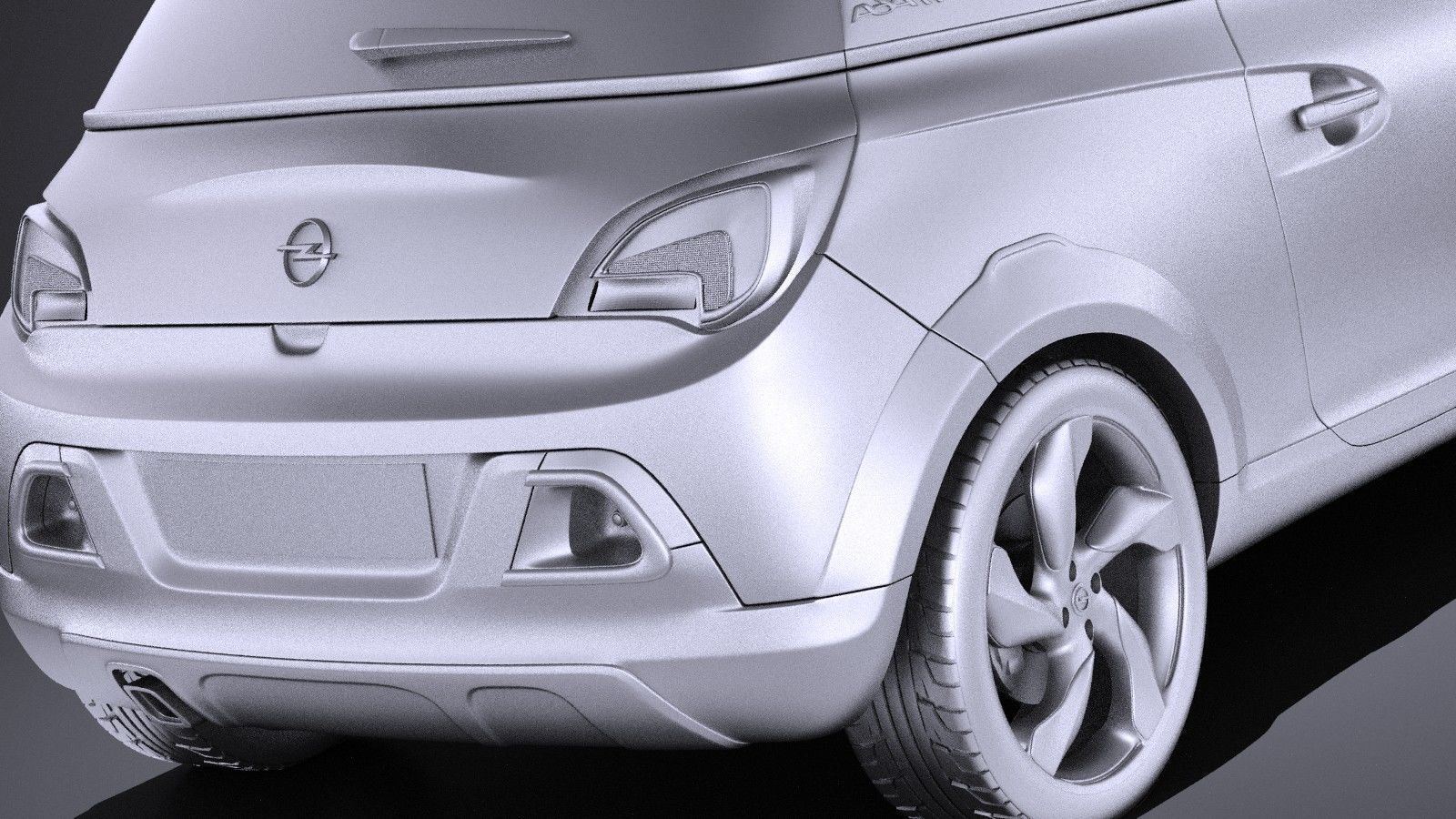 Opel Adam Rocks 2017 VRAY 3D model_10