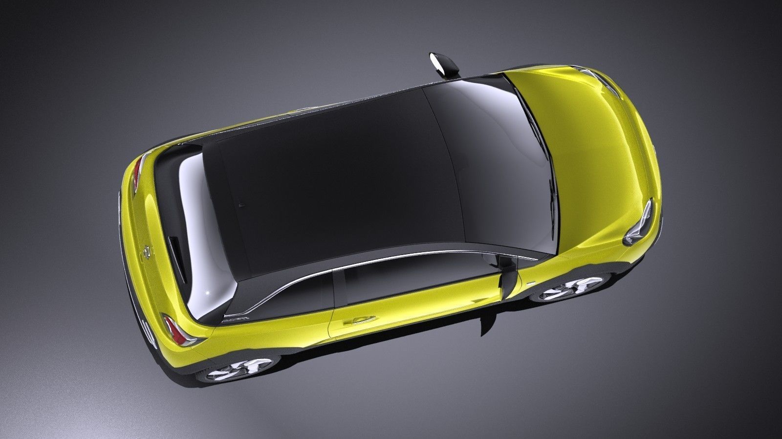 Opel Adam Rocks 2017 VRAY 3D model_7