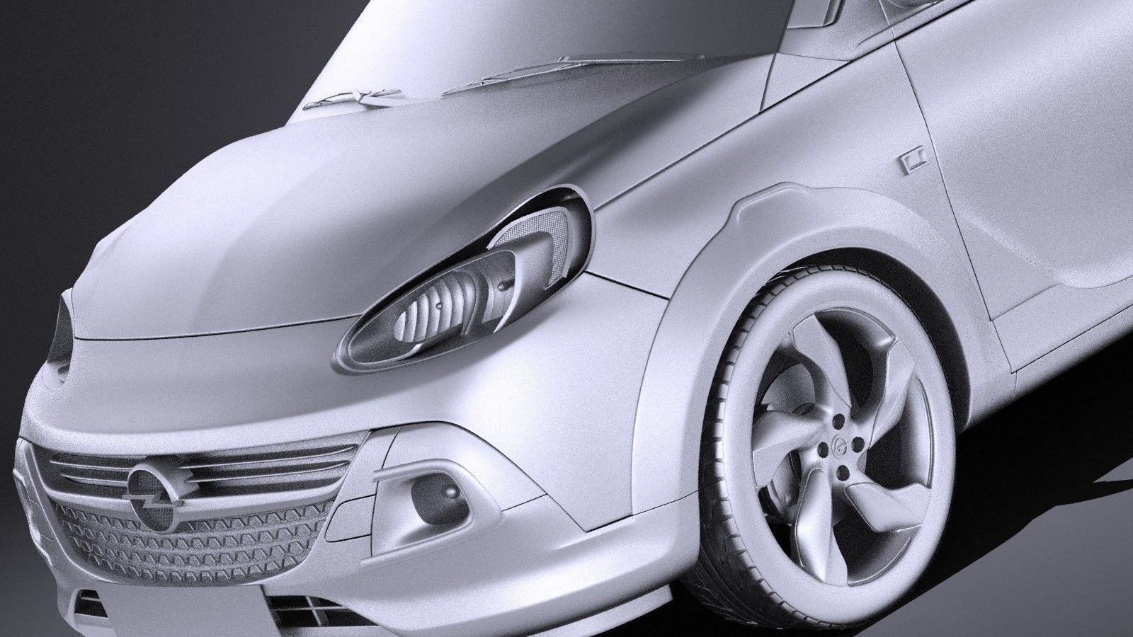 Opel Adam Rocks 2017 VRAY 3D model_9