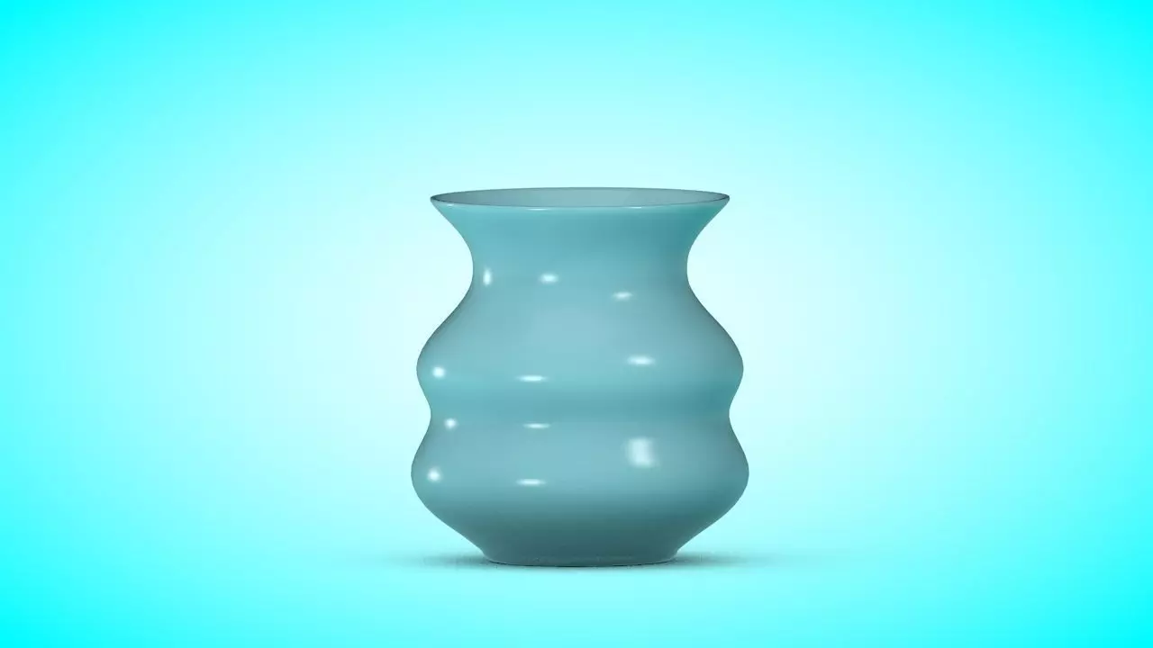 Vase 2 Low-poly 3D model