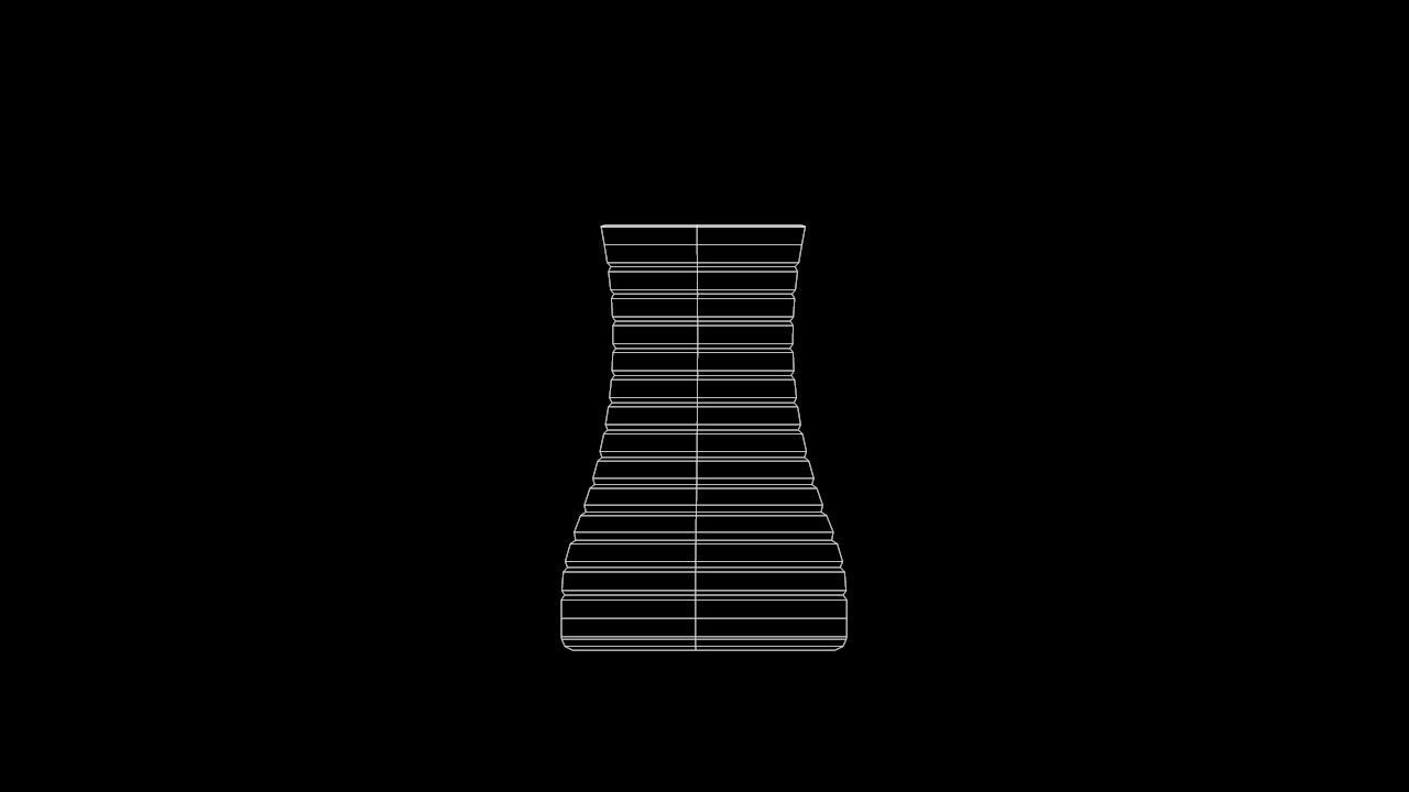 Vase 5 Low-poly 3D model_6