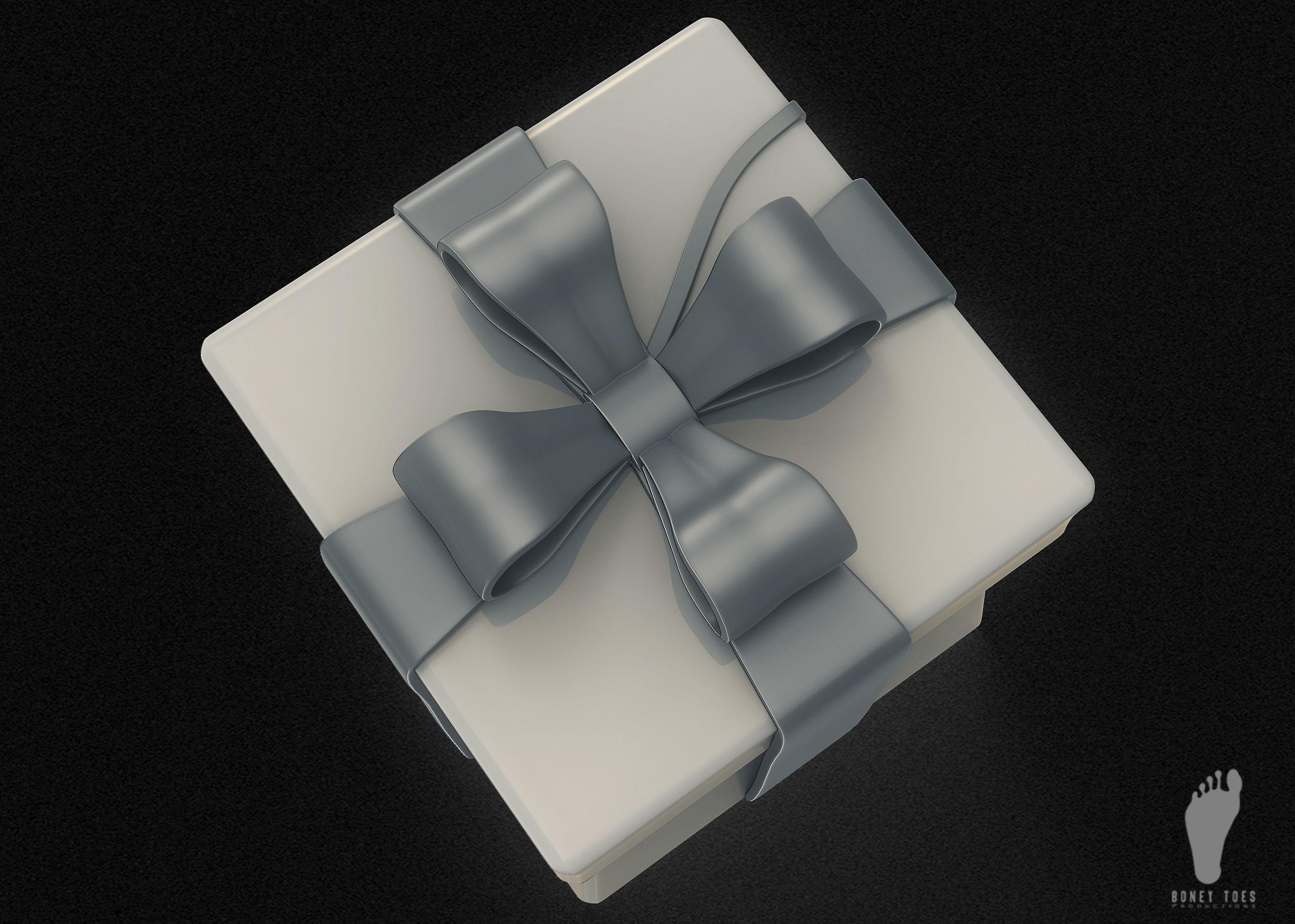 3D Birthday Gift Box 3D model_6