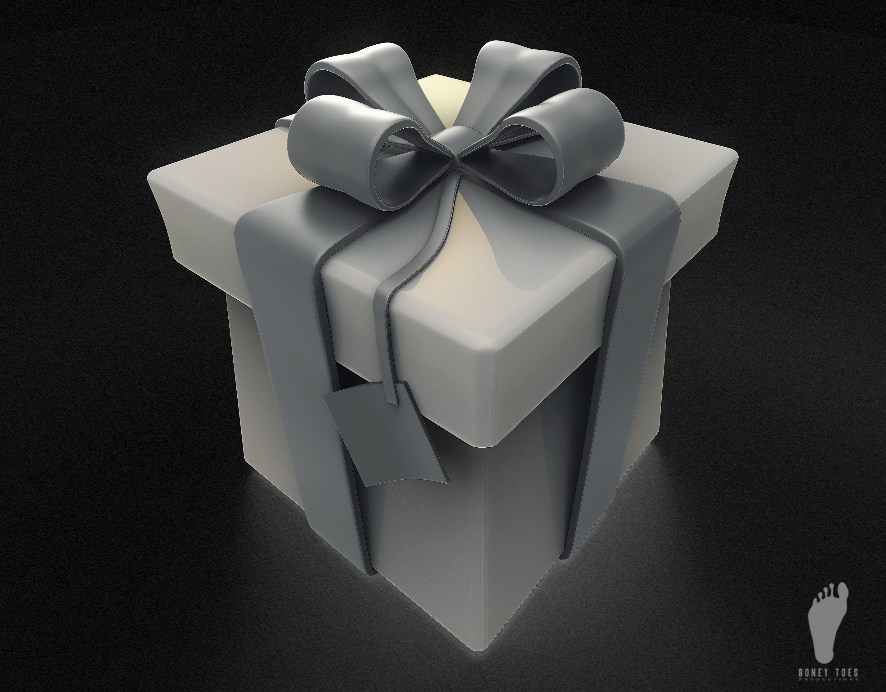 3D Birthday Gift Box 3D model_2