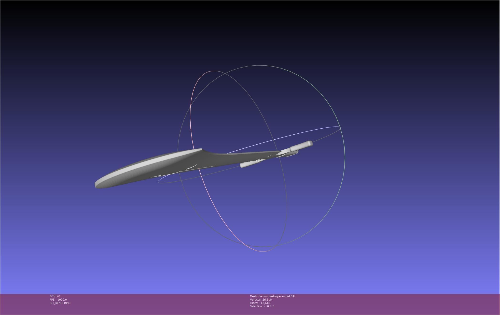 Black Clover Demon Destroyer Sword Printable Assembly 3D print model_33