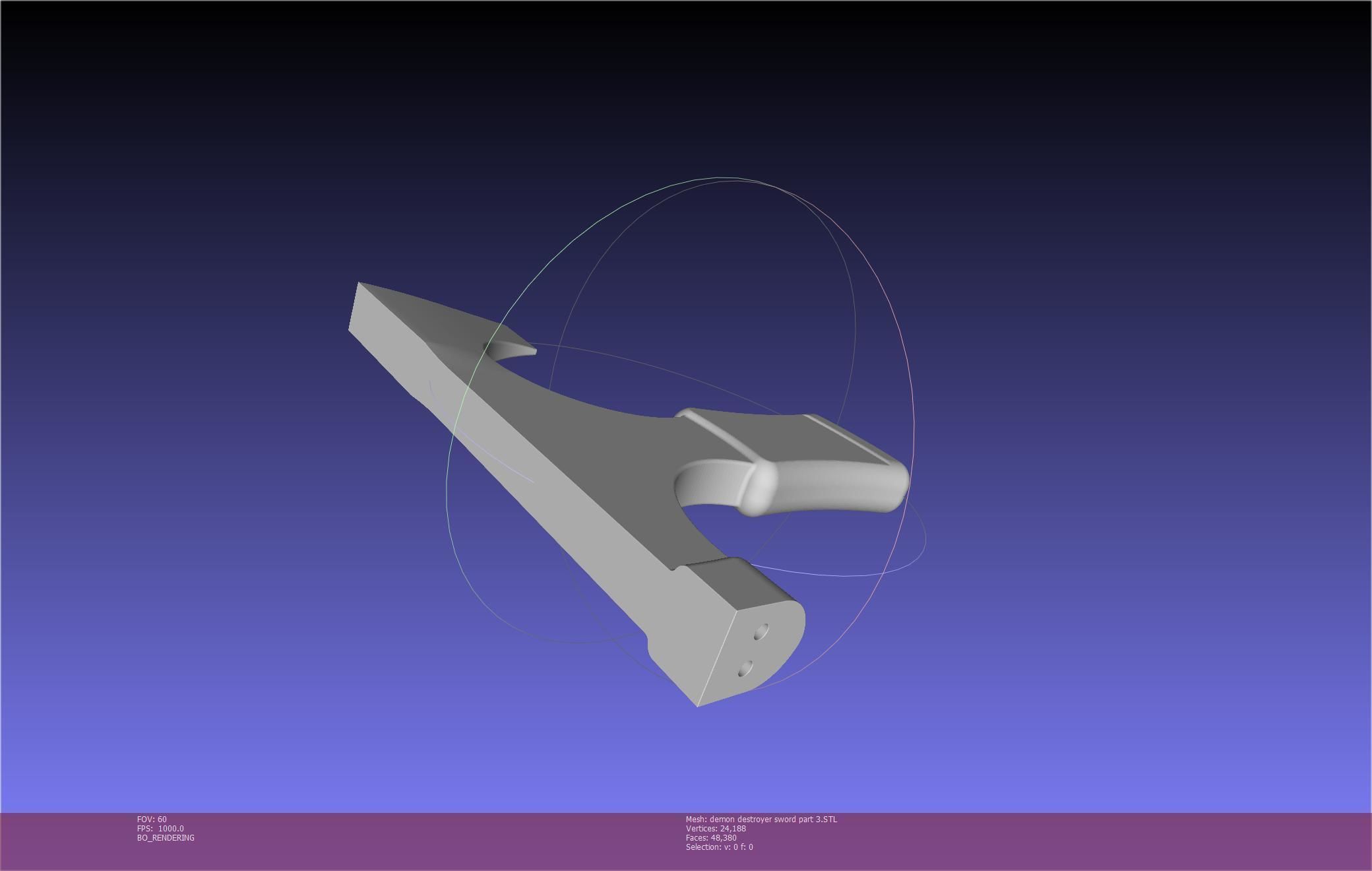 Black Clover Demon Destroyer Sword Printable Assembly 3D print model_95