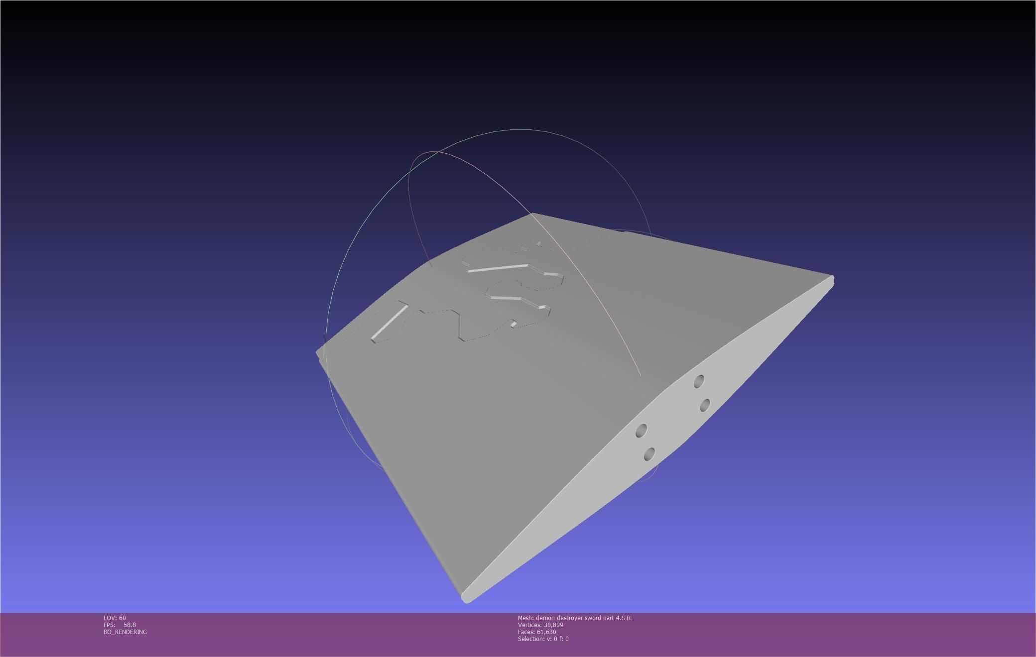 Black Clover Demon Destroyer Sword Printable Assembly 3D print model_102