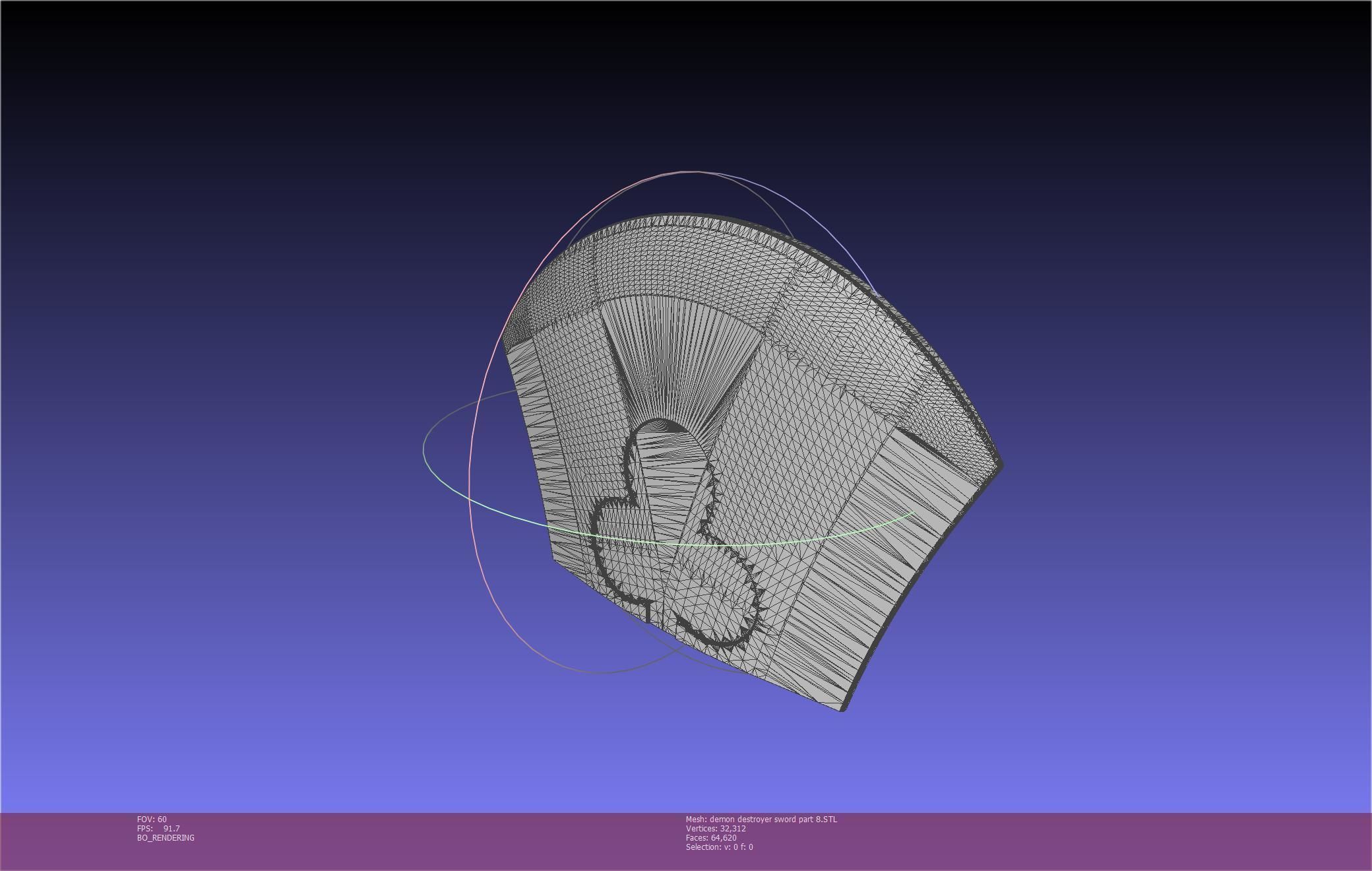 Black Clover Demon Destroyer Sword Printable Assembly 3D print model_119