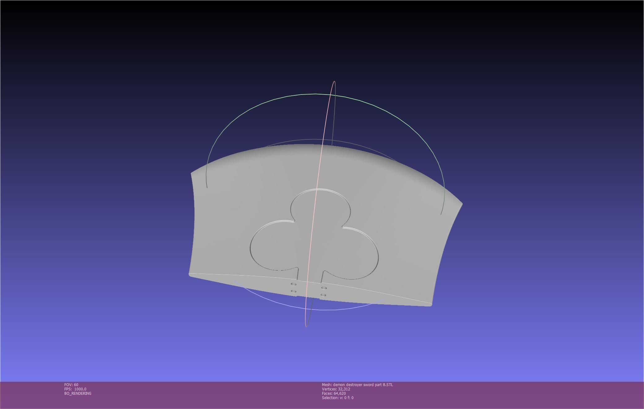 Black Clover Demon Destroyer Sword Printable Assembly 3D print model_128