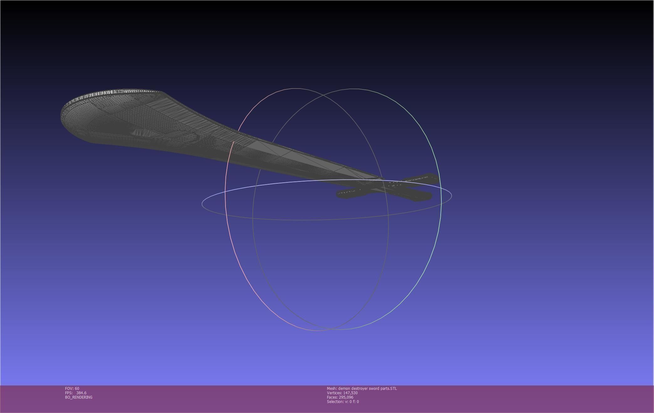 Black Clover Demon Destroyer Sword Printable Assembly 3D print model_62