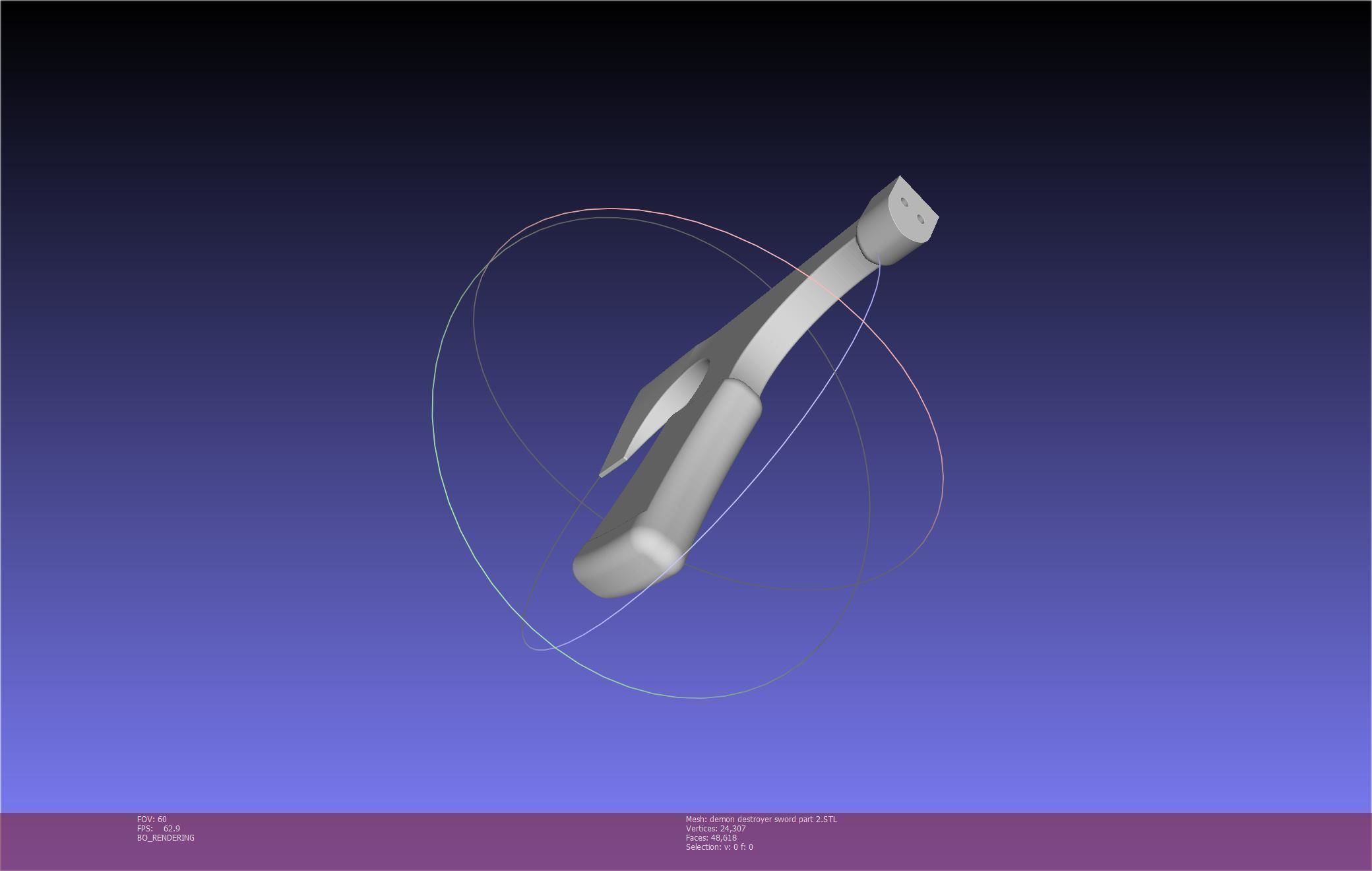 Black Clover Demon Destroyer Sword Printable Assembly 3D print model_87