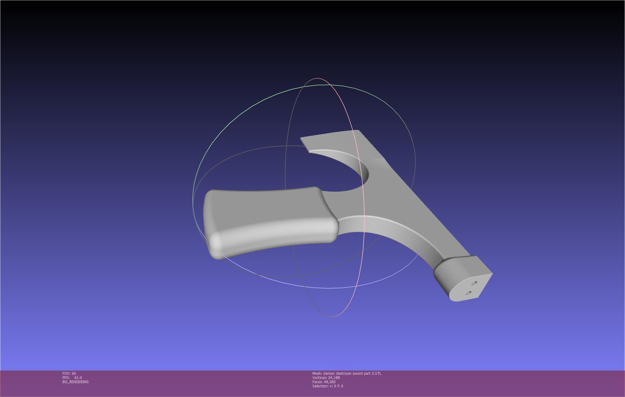 Black Clover Demon Destroyer Sword Printable Assembly 3D print model_89