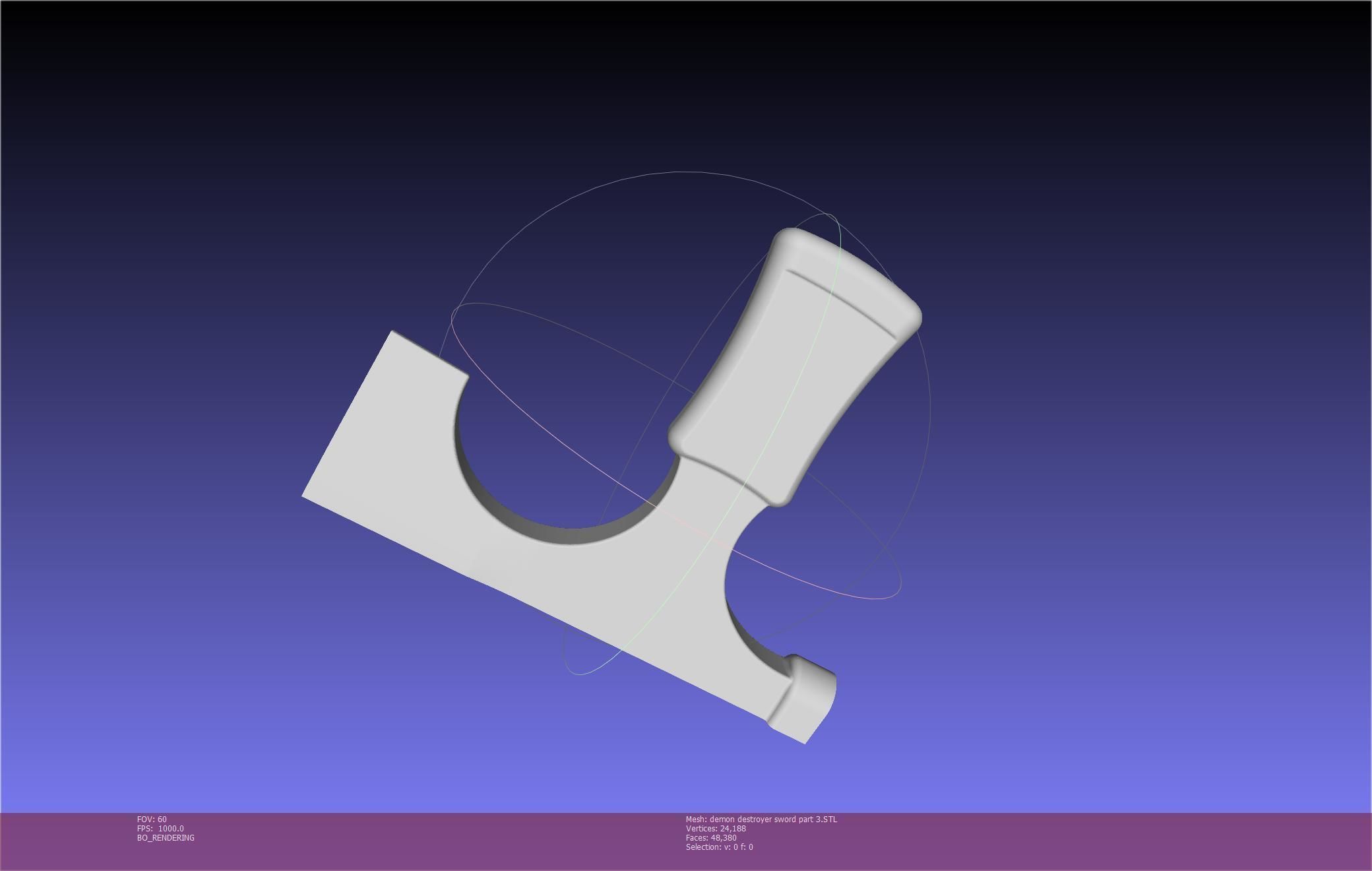 Black Clover Demon Destroyer Sword Printable Assembly 3D print model_94