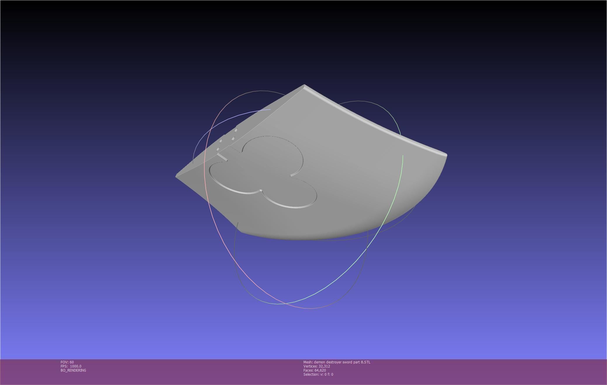 Black Clover Demon Destroyer Sword Printable Assembly 3D print model_130