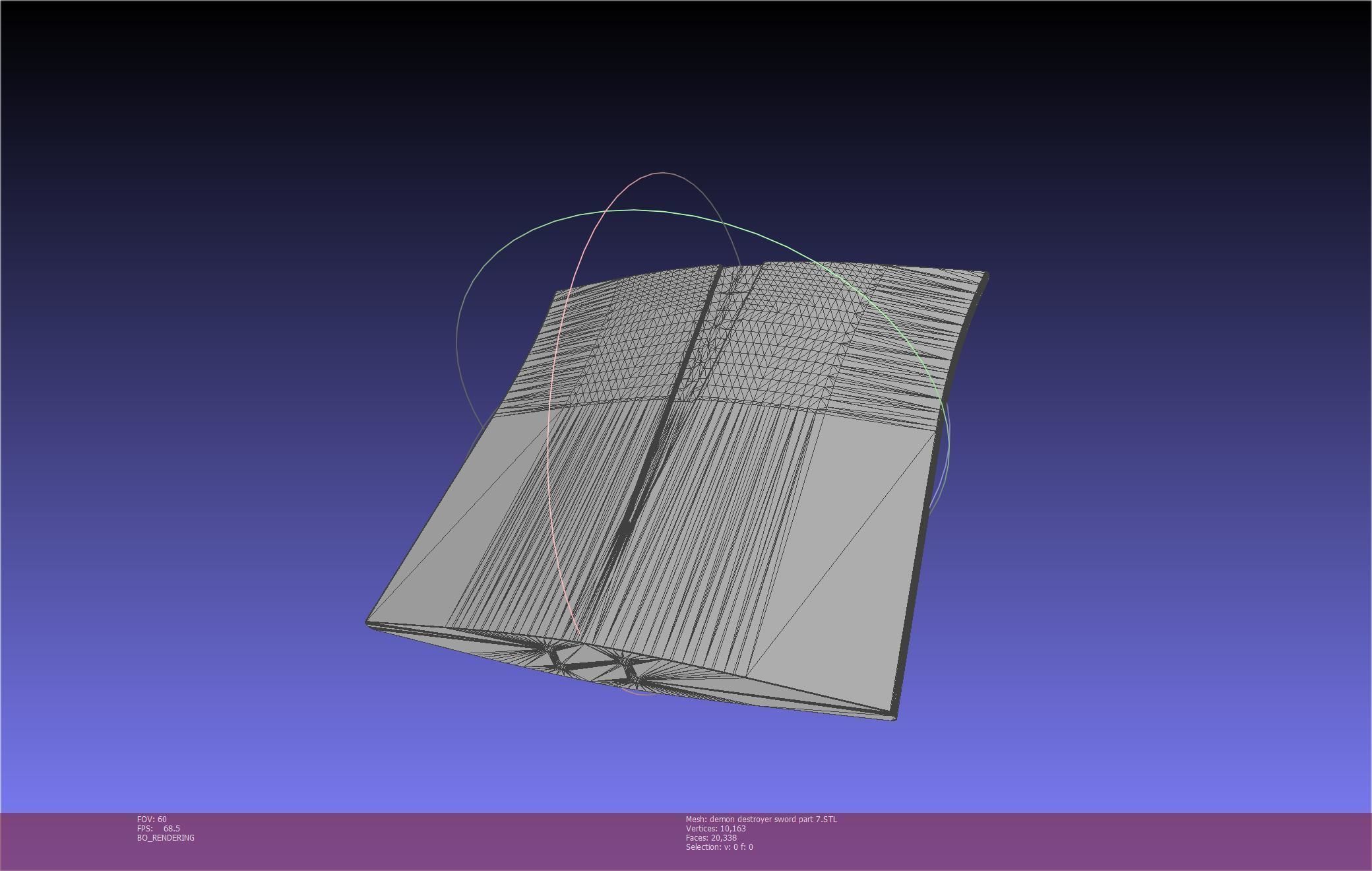 Black Clover Demon Destroyer Sword Printable Assembly 3D print model_108