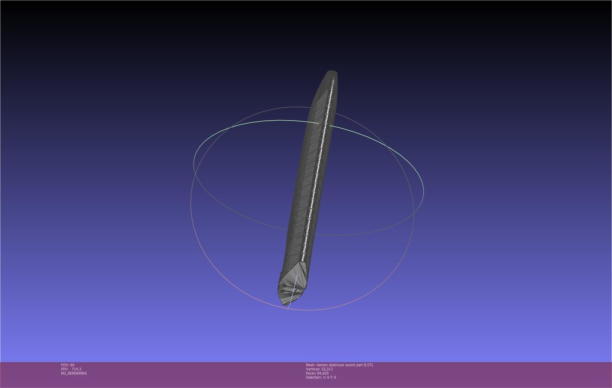 Black Clover Demon Destroyer Sword Printable Assembly 3D print model_123