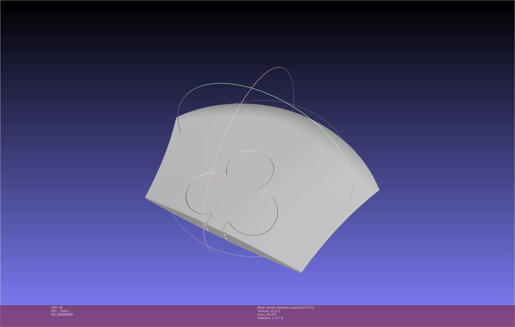 Black Clover Demon Destroyer Sword Printable Assembly 3D print model_127