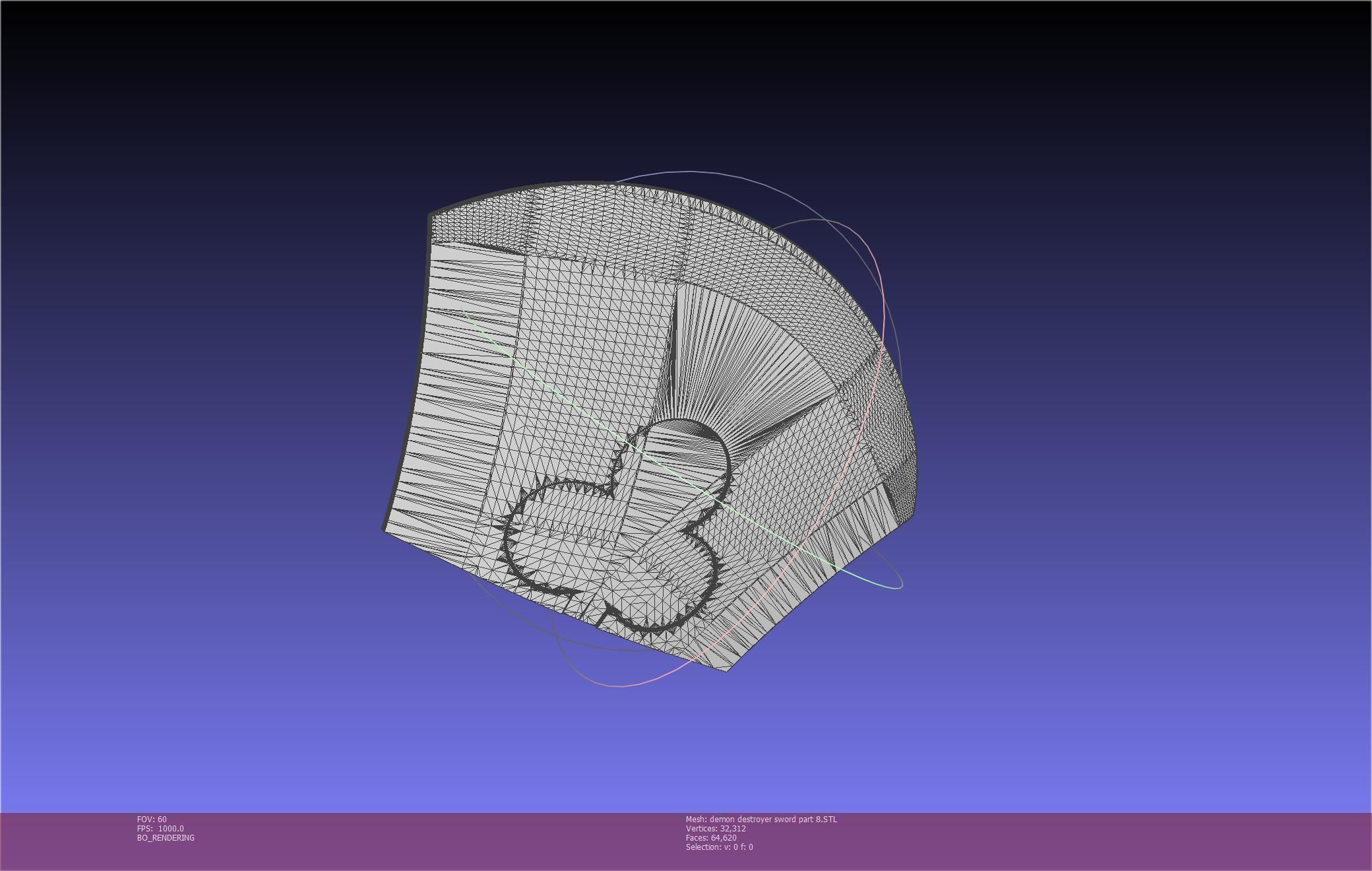 Black Clover Demon Destroyer Sword Printable Assembly 3D print model_122