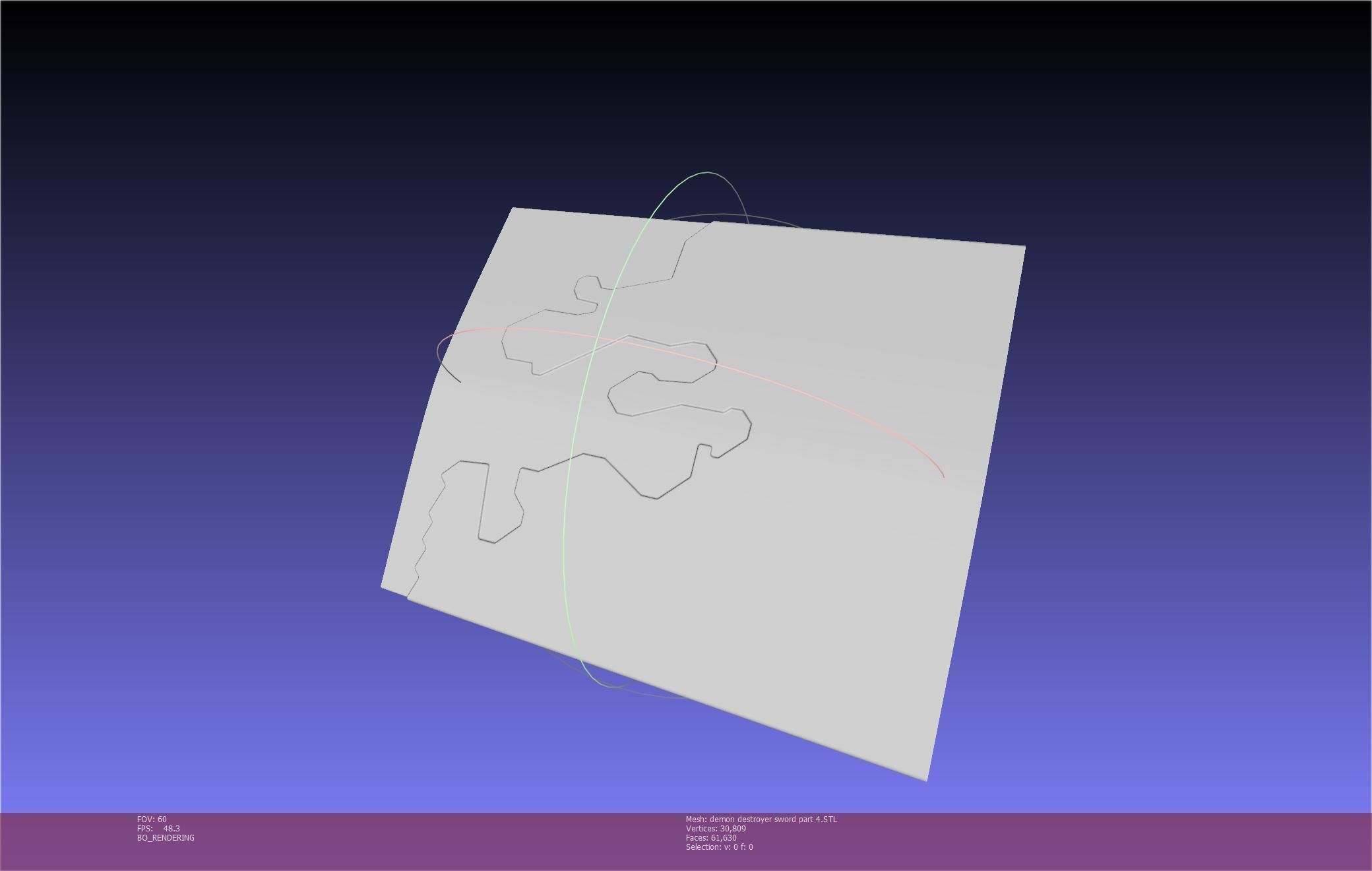 Black Clover Demon Destroyer Sword Printable Assembly 3D print model_103