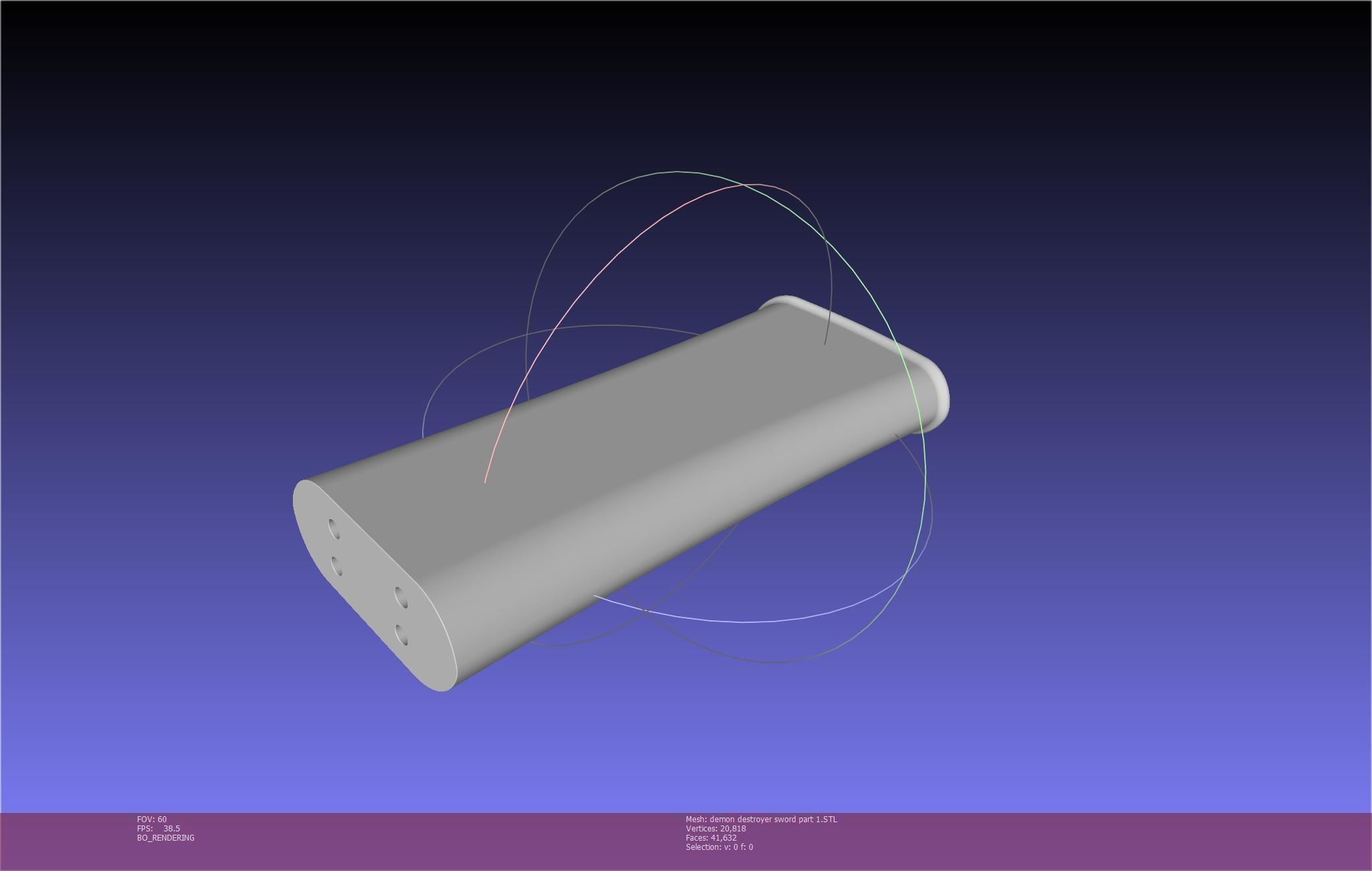 Black Clover Demon Destroyer Sword Printable Assembly 3D print model_80