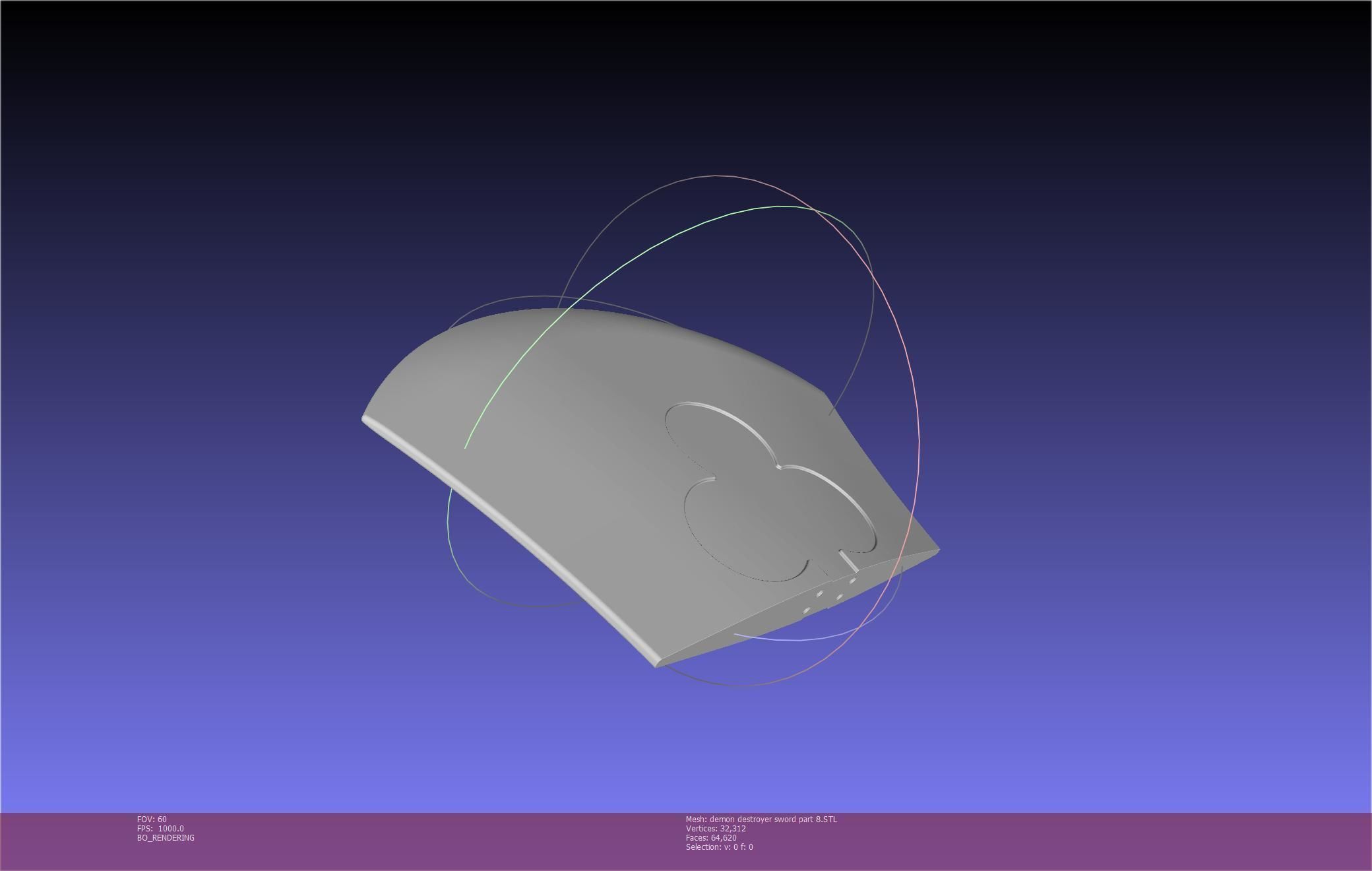 Black Clover Demon Destroyer Sword Printable Assembly 3D print model_125