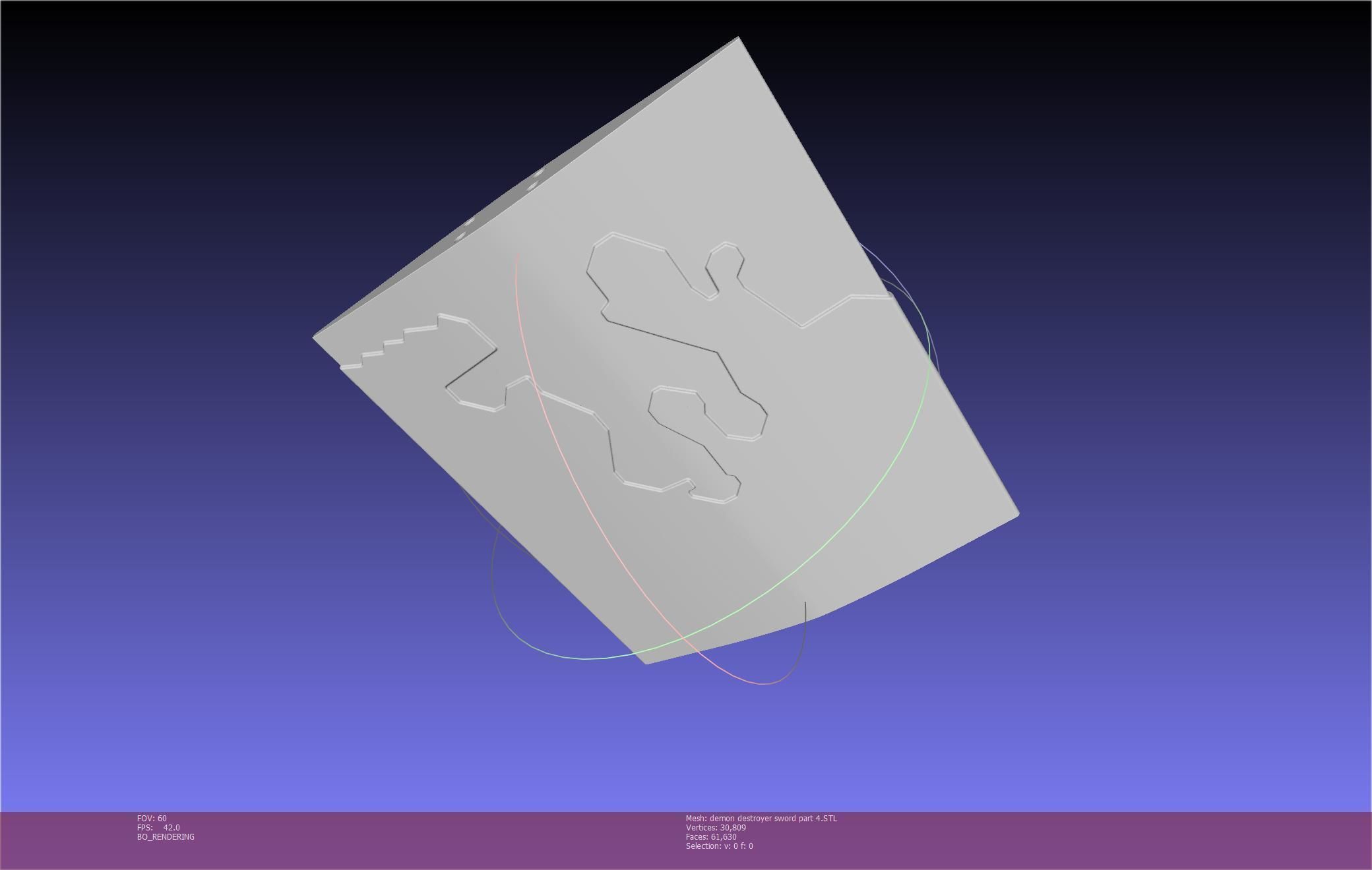 Black Clover Demon Destroyer Sword Printable Assembly 3D print model_97