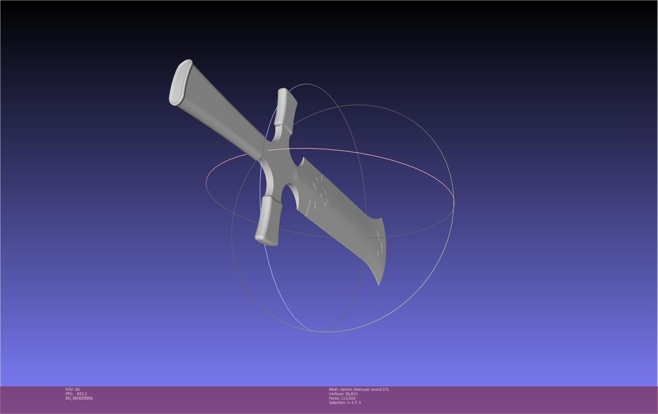 Black Clover Demon Destroyer Sword Printable Assembly 3D print model_53