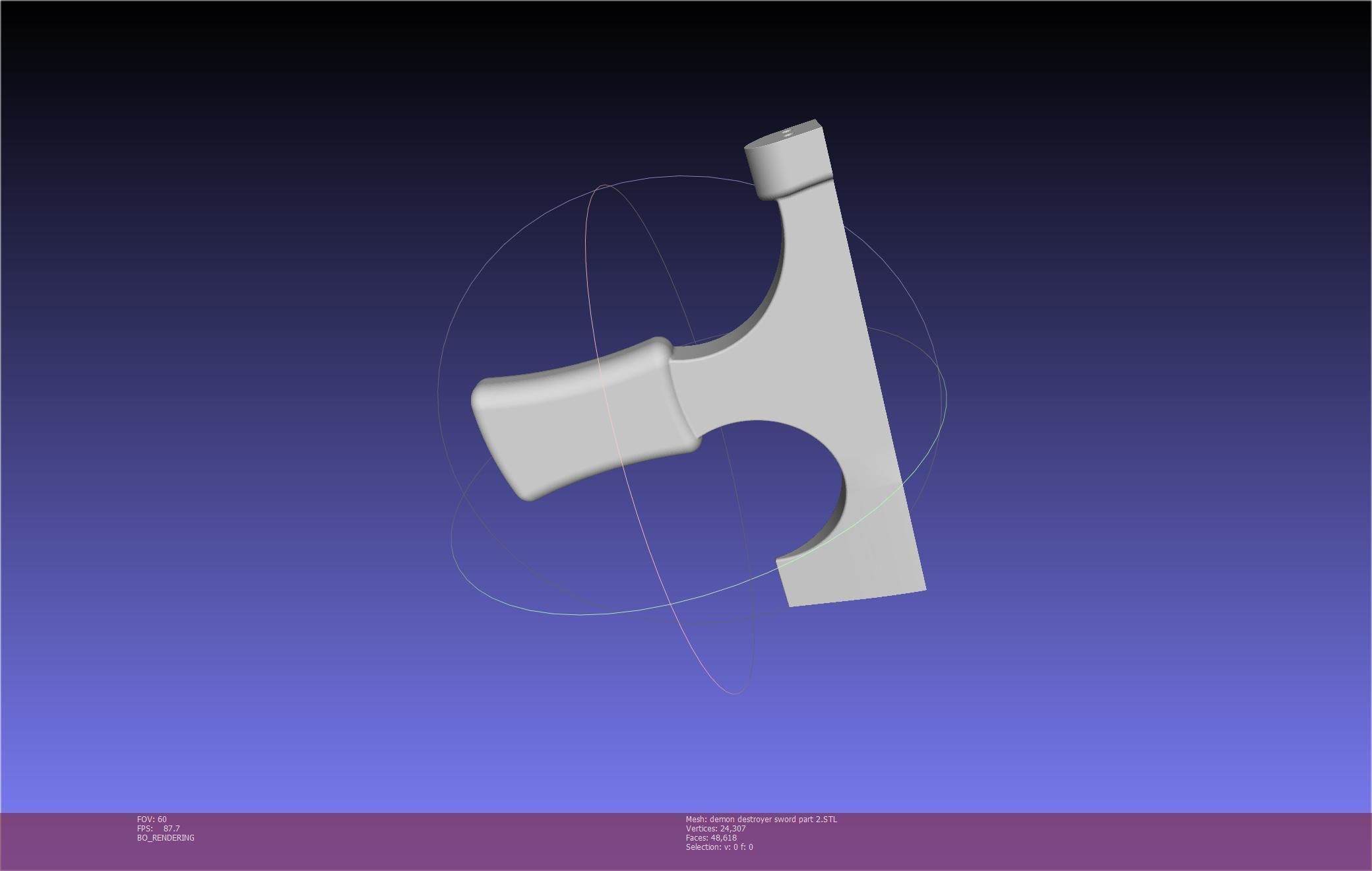 Black Clover Demon Destroyer Sword Printable Assembly 3D print model_86