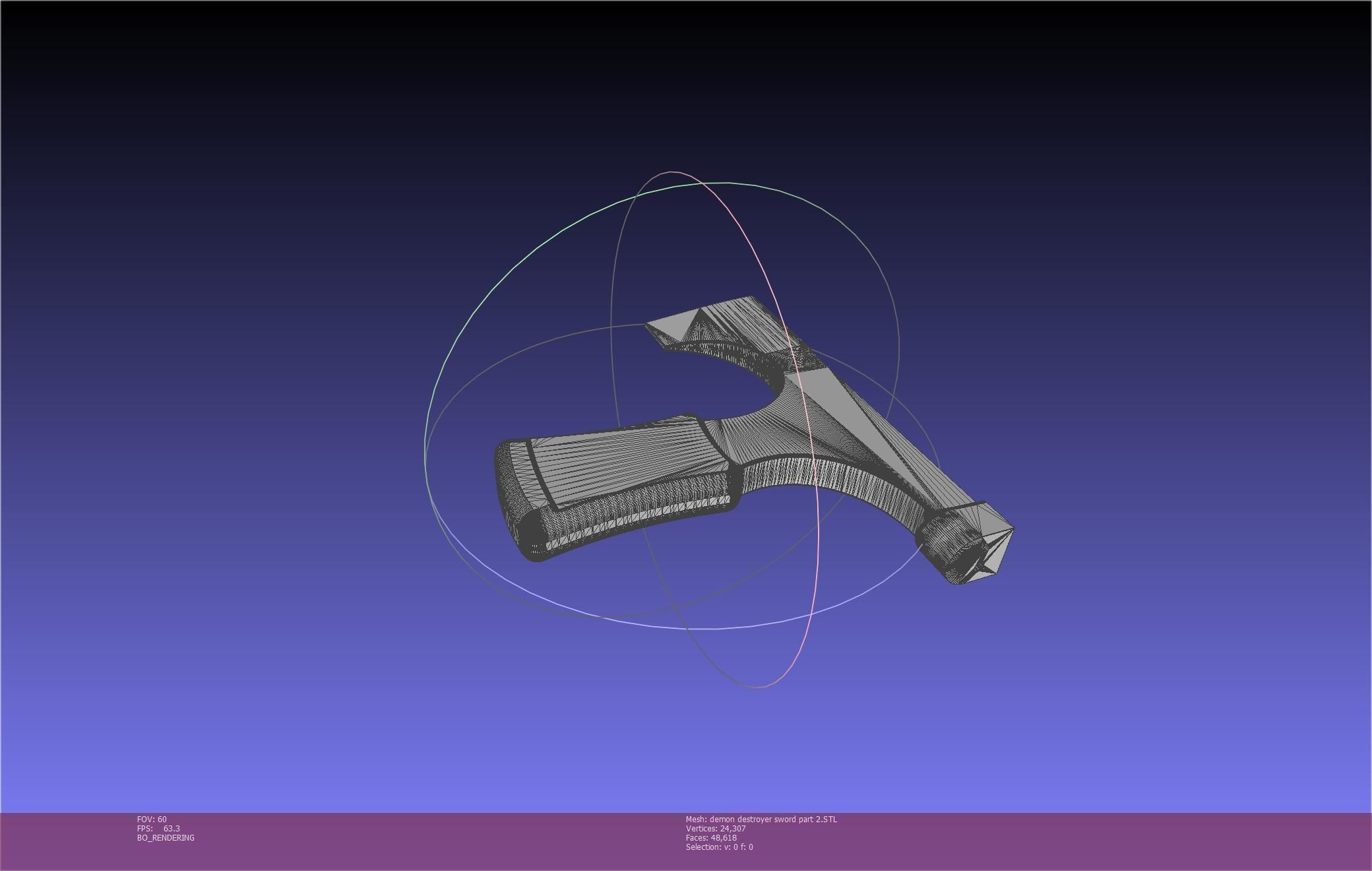 Black Clover Demon Destroyer Sword Printable Assembly 3D print model_81