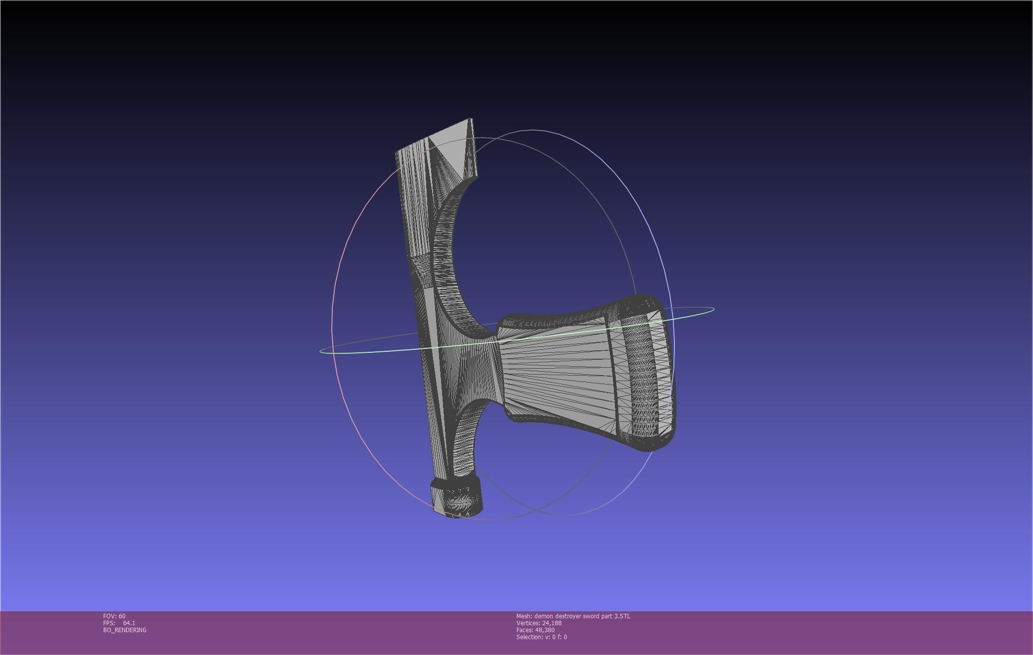 Black Clover Demon Destroyer Sword Printable Assembly 3D print model_85