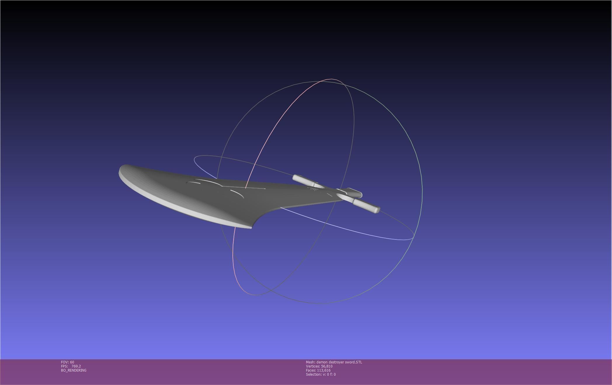 Black Clover Demon Destroyer Sword Printable Assembly 3D print model_50