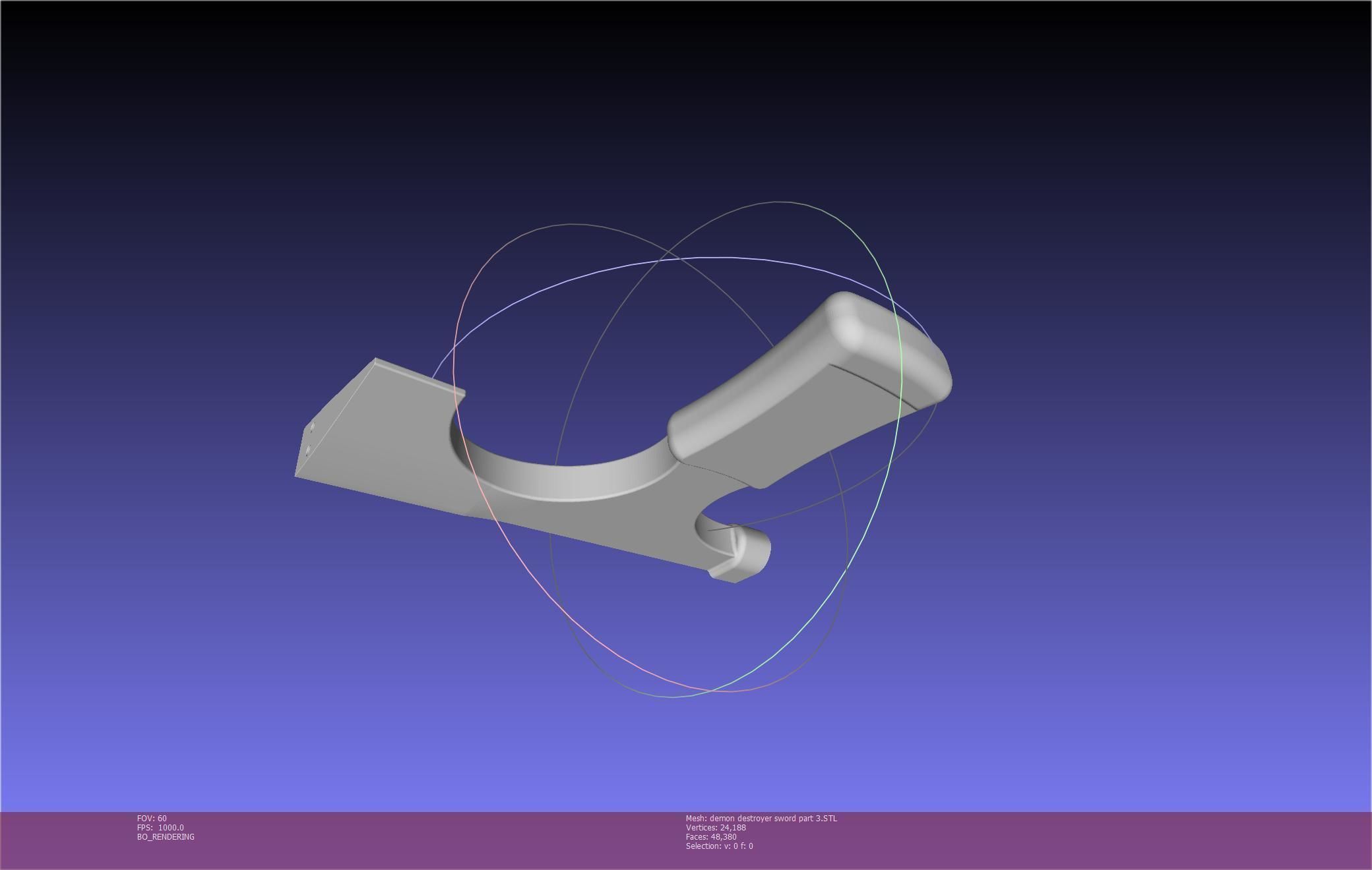 Black Clover Demon Destroyer Sword Printable Assembly 3D print model_93