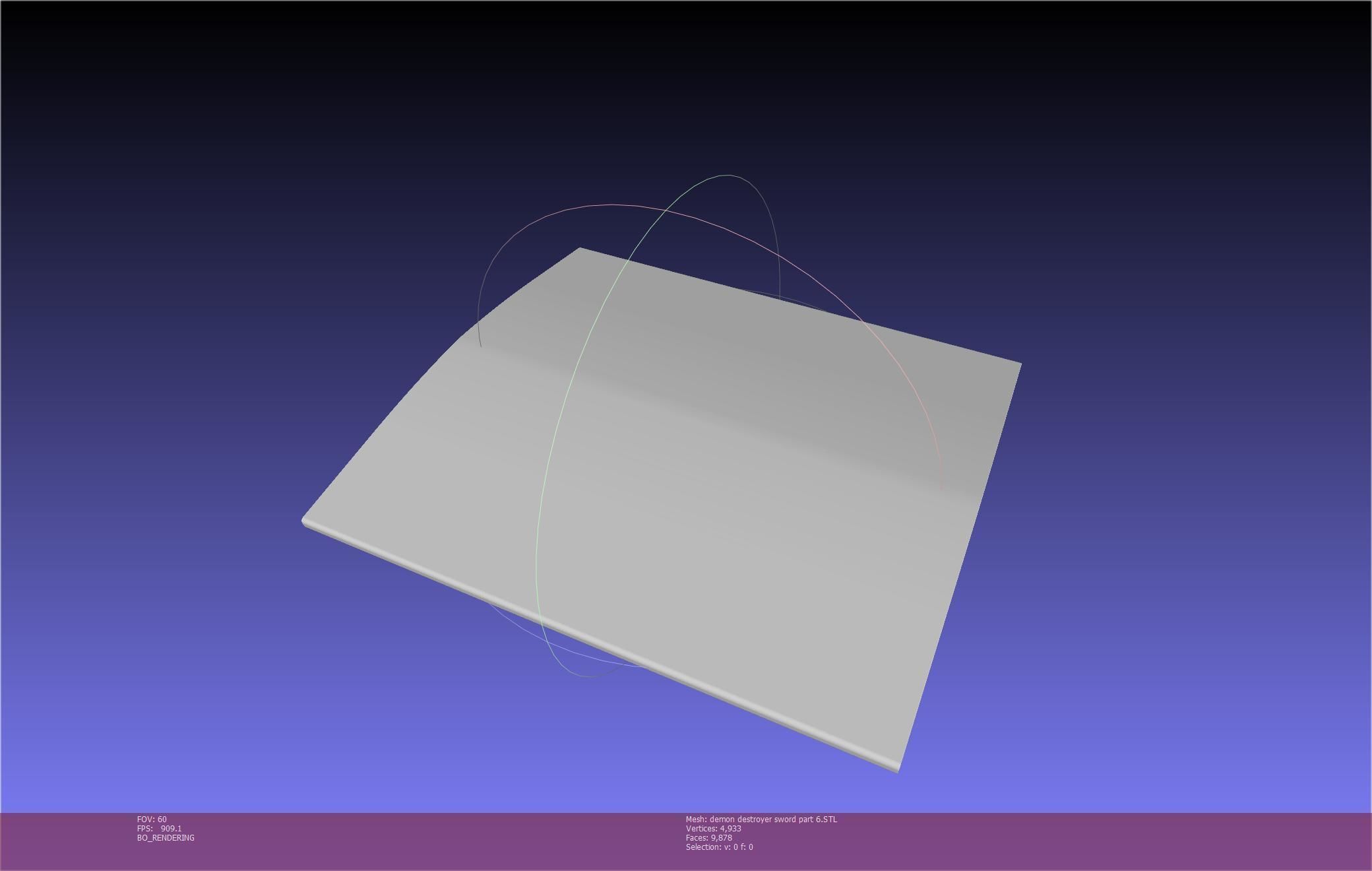 Black Clover Demon Destroyer Sword Printable Assembly 3D print model_109