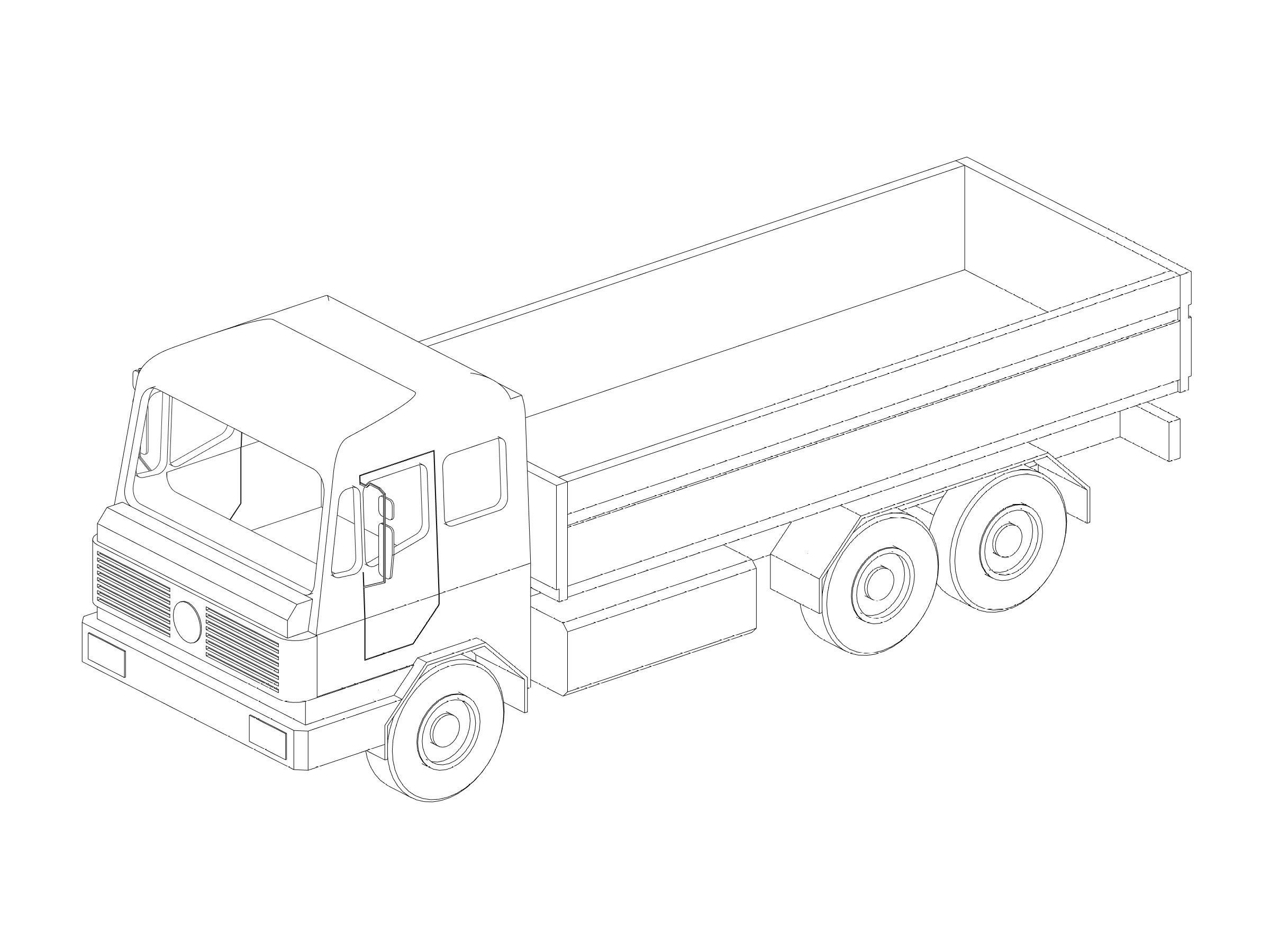 Truck - Revit Family 3D model_3