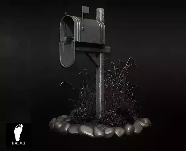 3D Mailbox 3D model