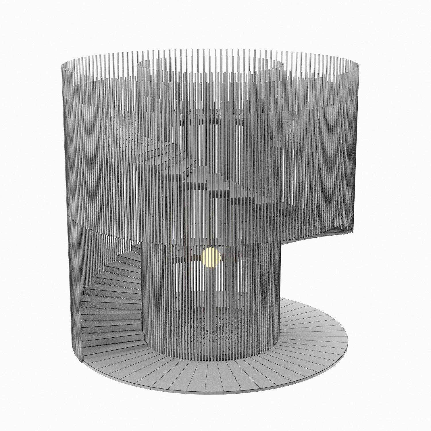 Lighthouse wooden  3D model_4