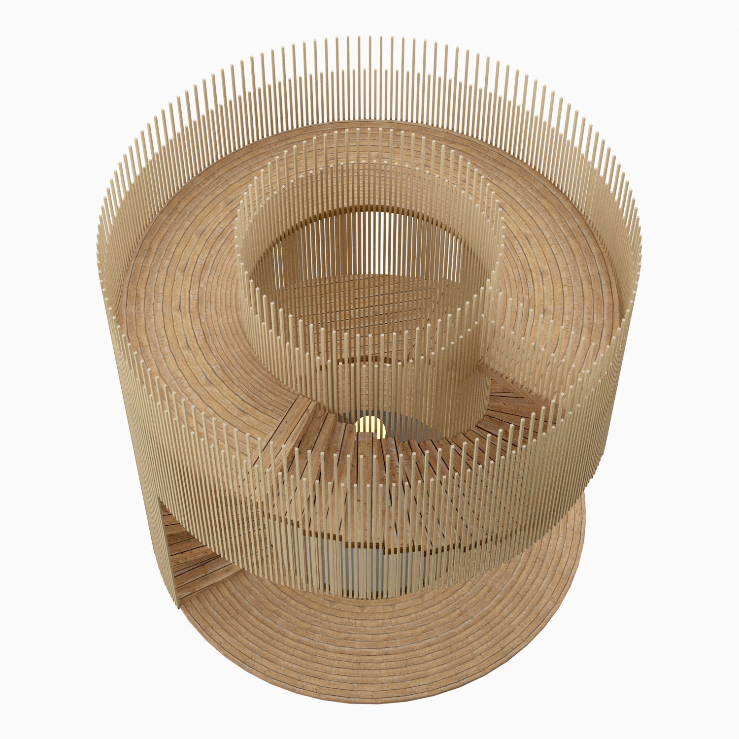 Lighthouse wooden  3D model_2