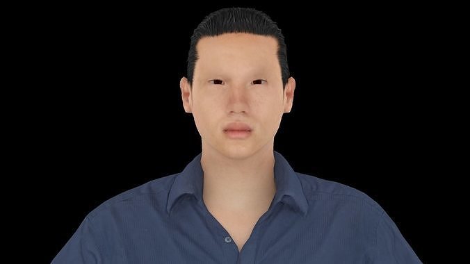 Model 1 man 3D model