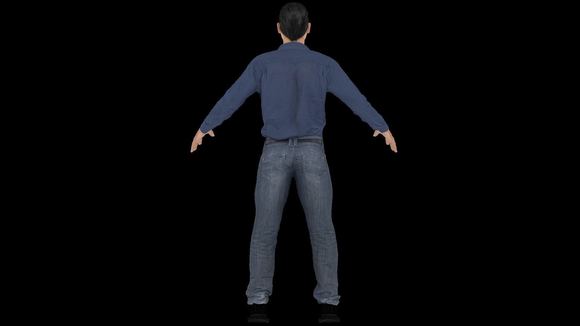 Model 1 man 3D model_4