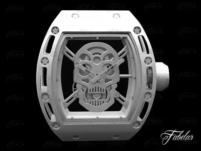 Tourbillon Skull RM052 no textures