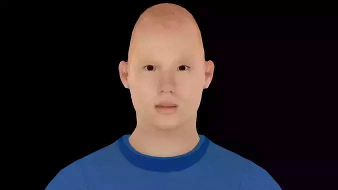 Model 8 man in shirt and jeans 3D model Model 8 man in shirt and jeans 3D model