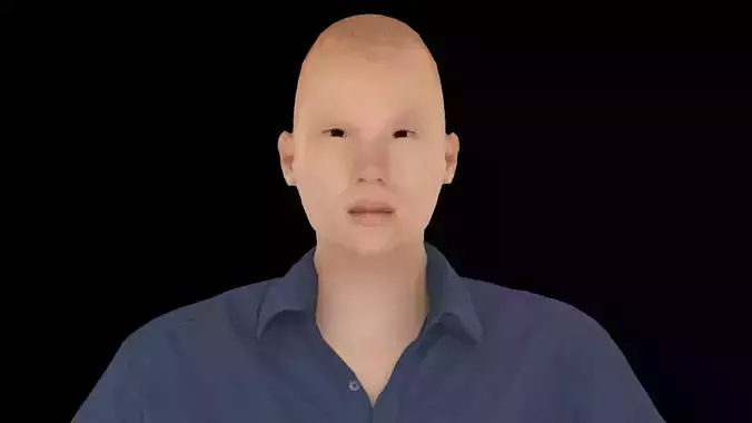 Model 7 man in shirt and jeans